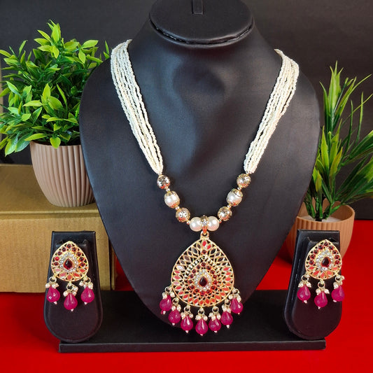 Fancy Beads Necklace Set