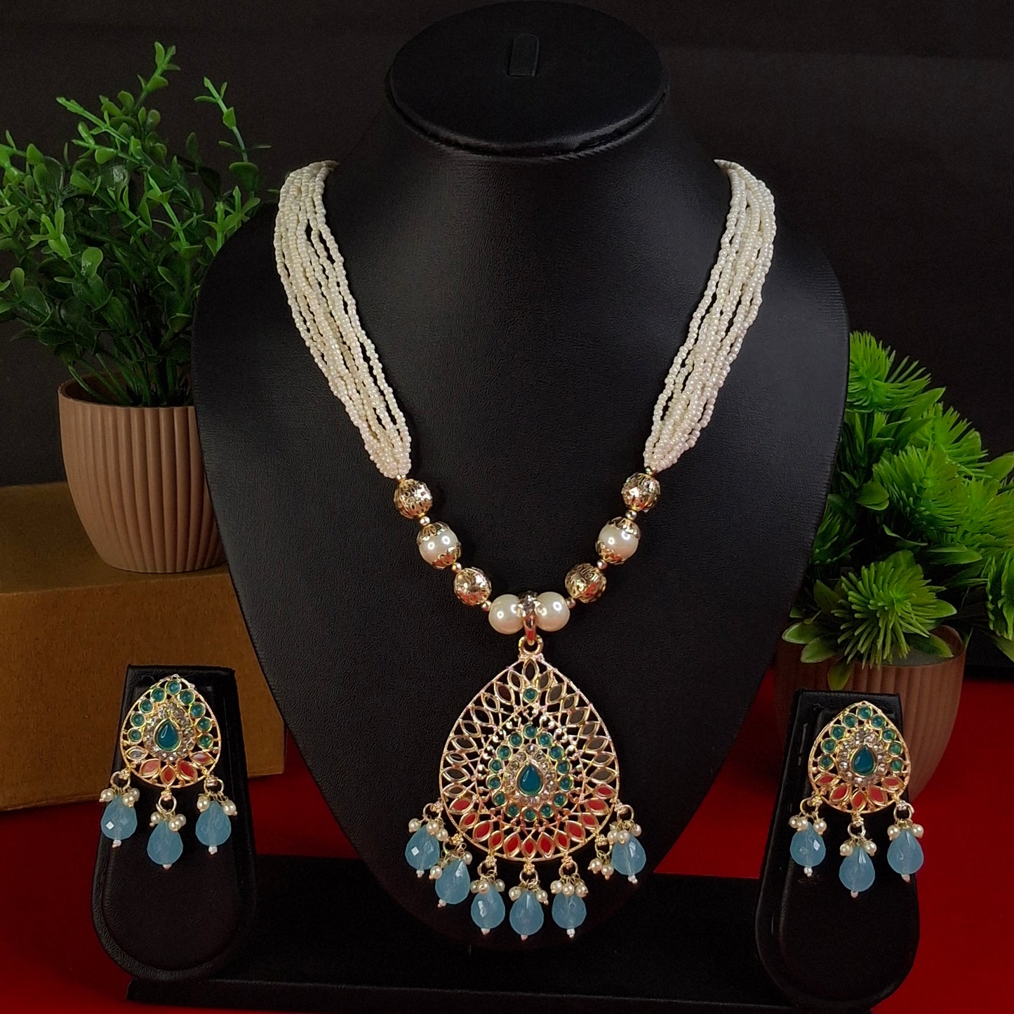 Fancy Beads Necklace Set