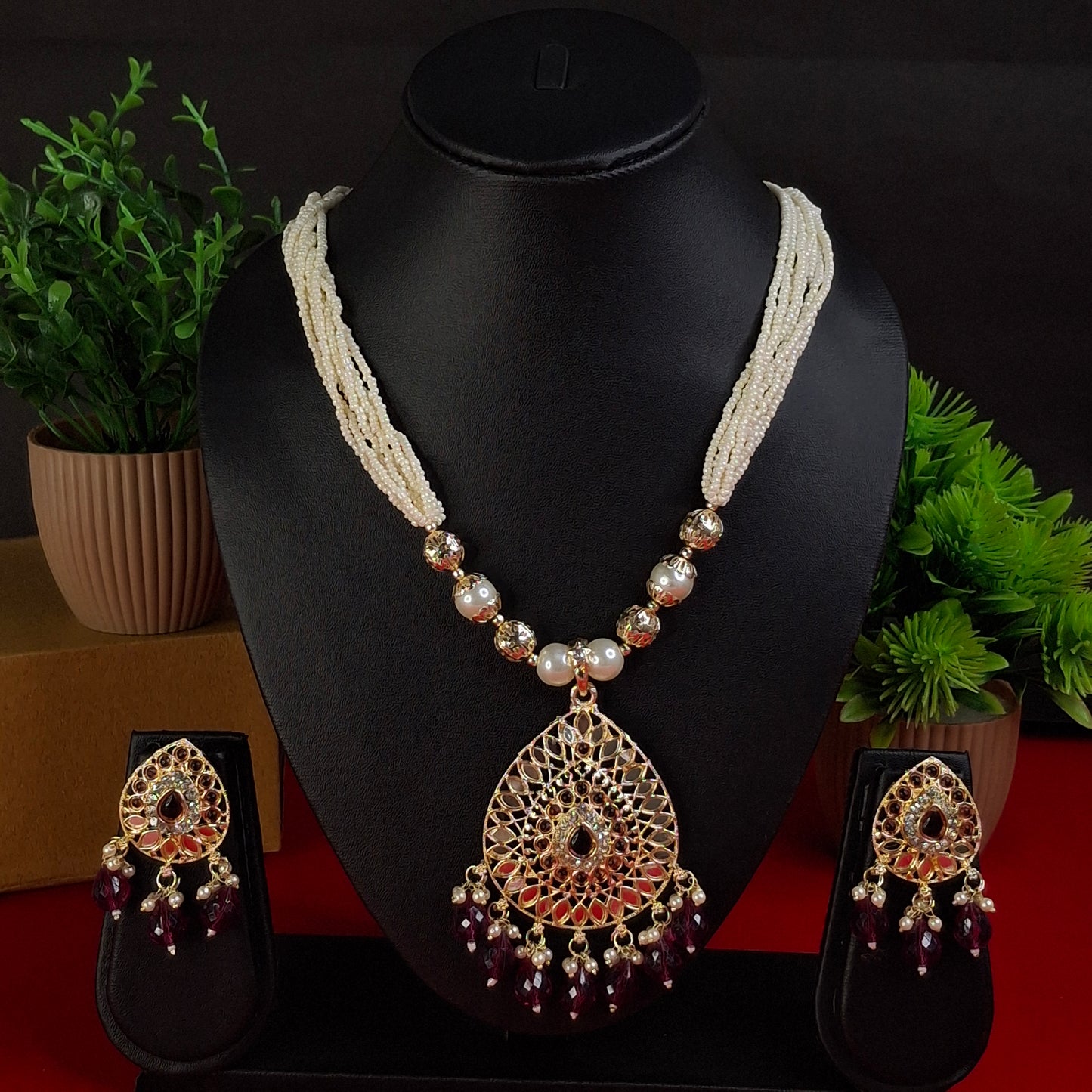 Fancy Beads Necklace Set