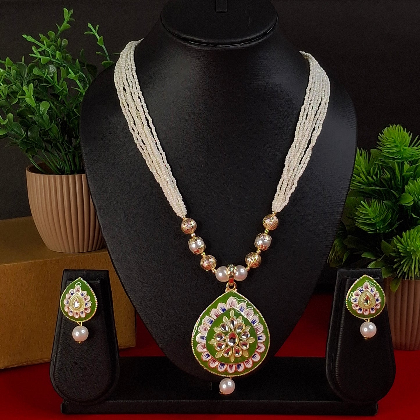 Fancy Beads Necklace Set