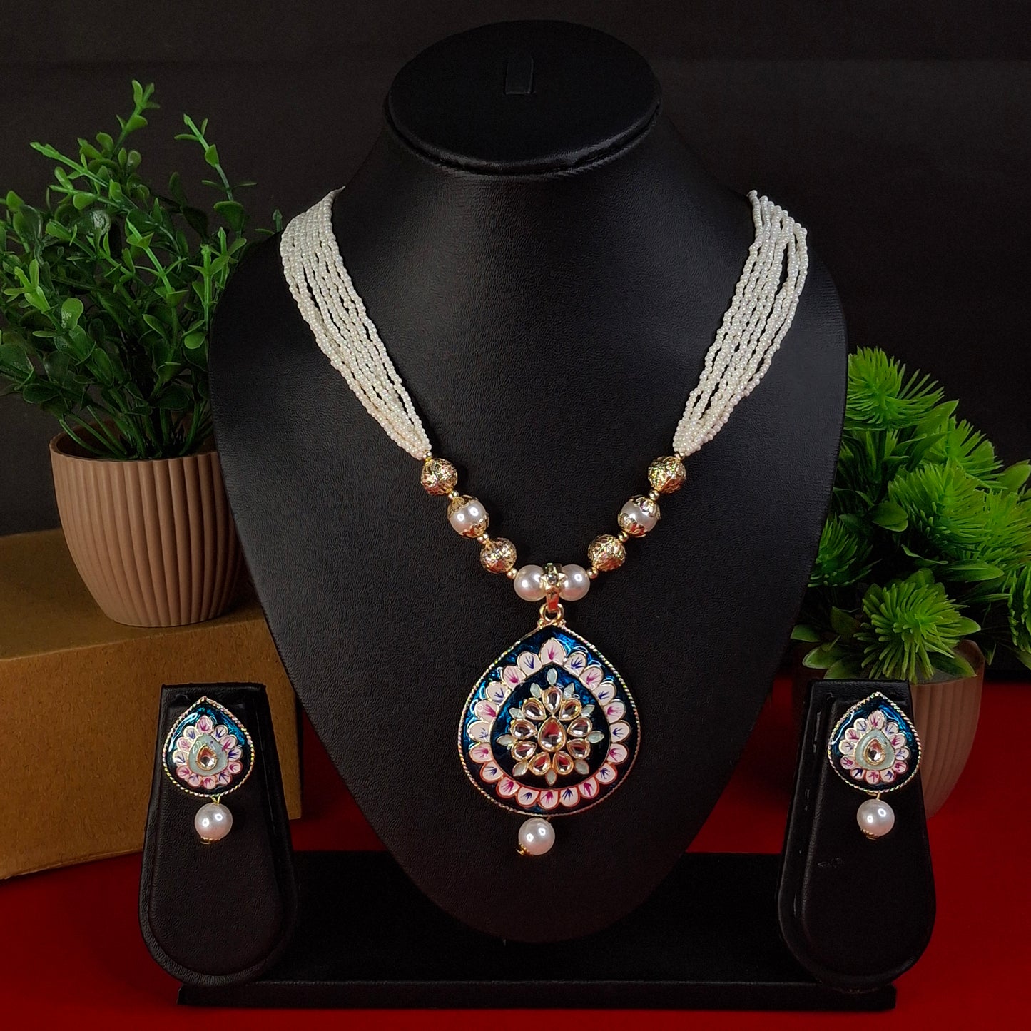 Fancy Beads Necklace Set