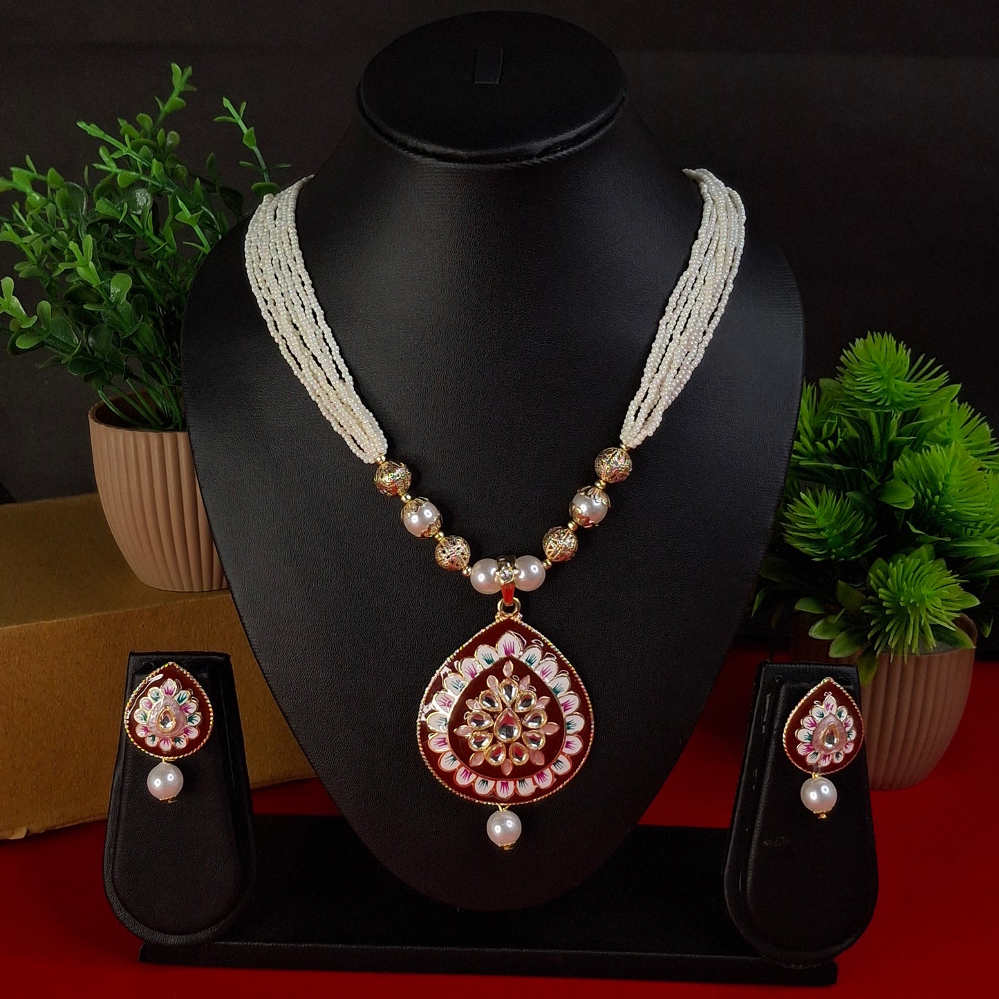Fancy Beads Necklace Set