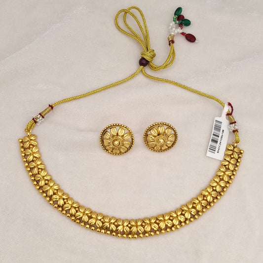 Gold Short Necklace