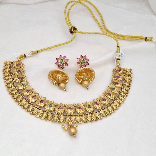 Heritage Matte Short Necklace