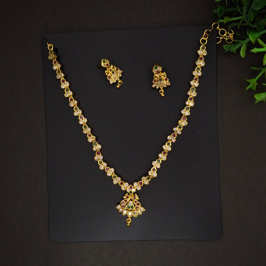 Fancy Gold Short Necklace