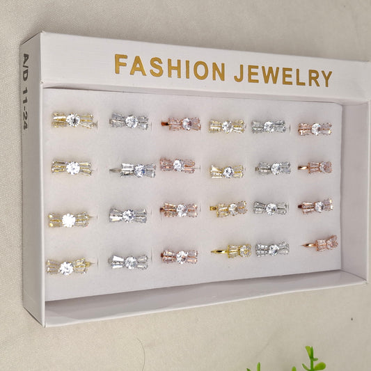 Fancy Bow Finger Ring (Free Size)