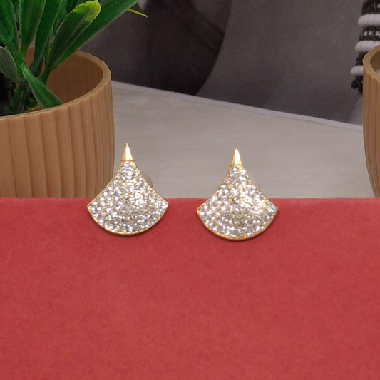 Traditional Shiny Gold Studs