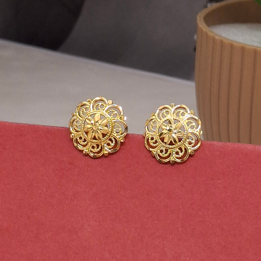 Traditional Moti Gold Studs