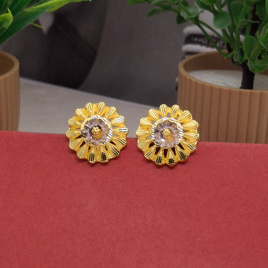 Traditional Moti Gold Studs