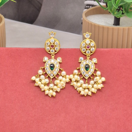 Kundan Gold Finish Hangings
