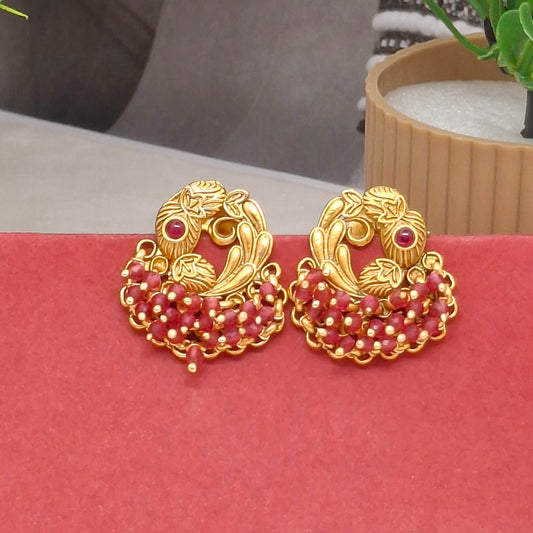 Temple/ Matte Finish Festive Studs