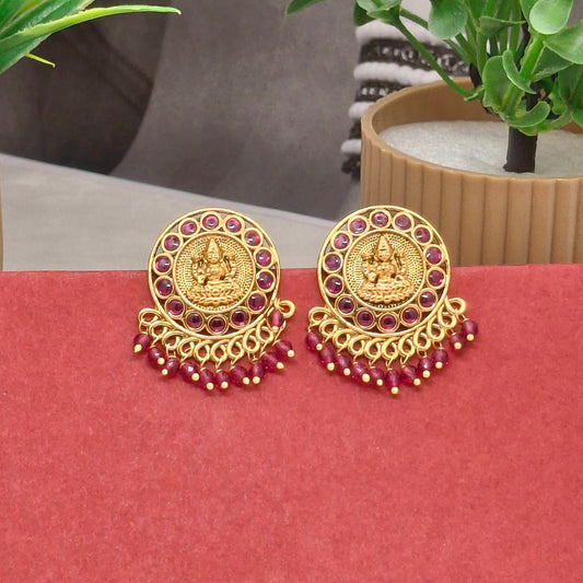 Temple/ Matte Finish Festive Studs