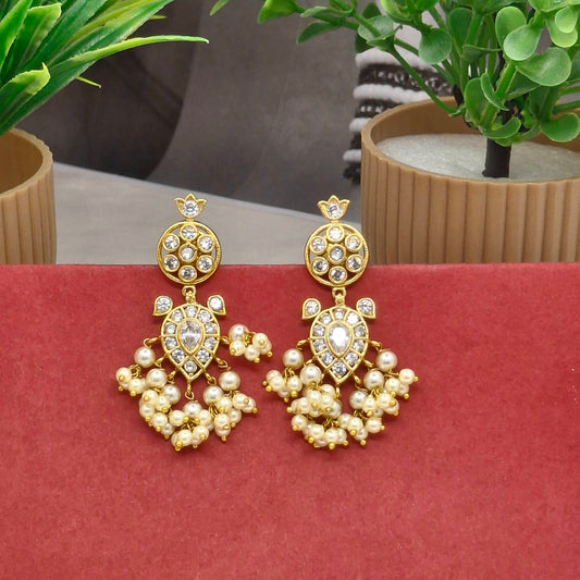 Kundan Gold Finish Hangings