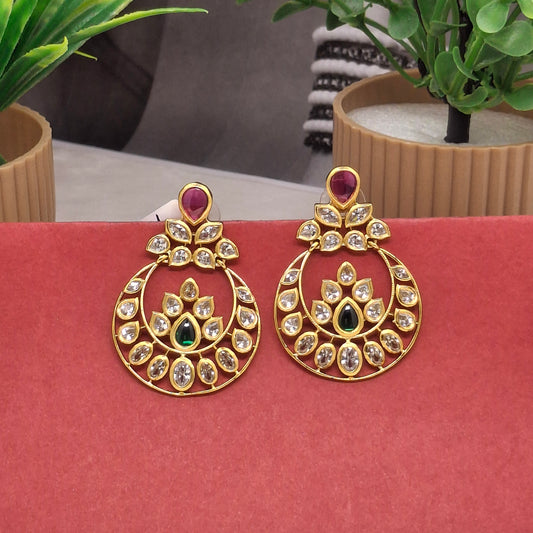 Kundan Gold Finish Hangings