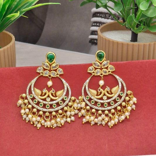 Kundan Gold Finish Hangings