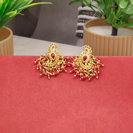 Temple/ Matte Finish Festive Studs