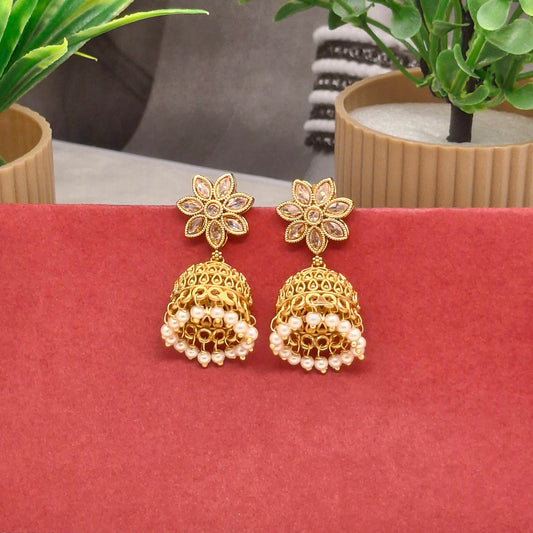 Traditional Matte Finish Festive Jhumka