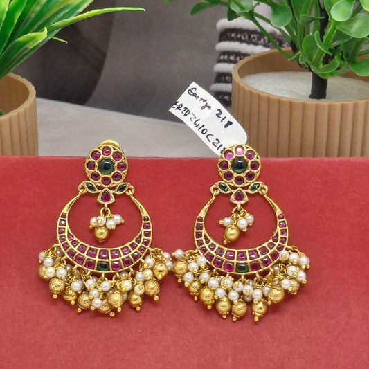 Kundan Gold Finish Hangings