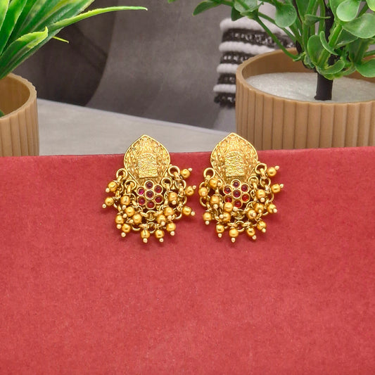 Temple/ Matte Finish Festive Studs