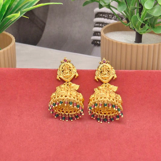 Traditional Matte/Temple Finish Festive Jhumkas
