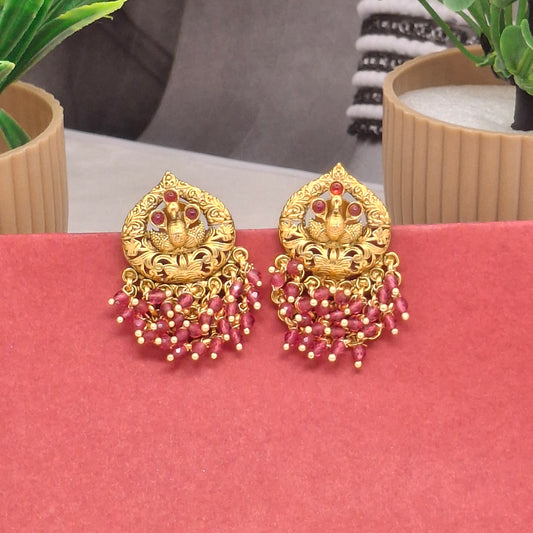 Temple/ Matte Finish Festive Studs
