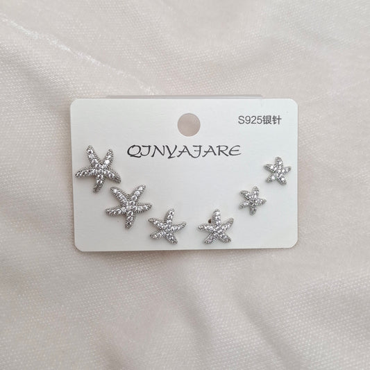 Fancy Stone Studs Set