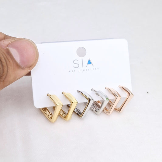 Modern Square Hoops Set