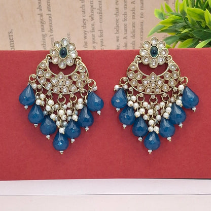 (Pack of 11) Kundan Chandbali Earrings