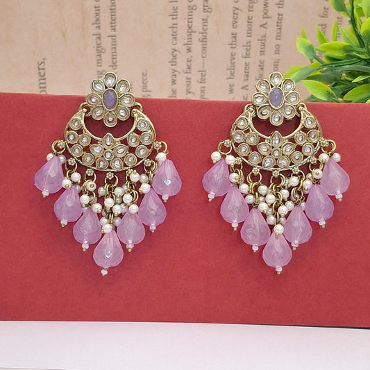 (Pack of 11) Kundan Chandbali Earrings