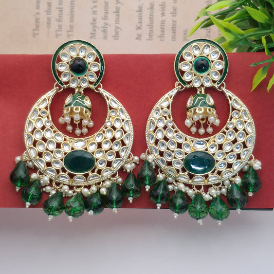 (Pack of 11) Kundan Chandbali Earrings