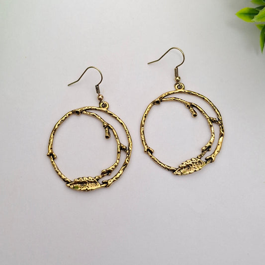 Copper Earrings Set