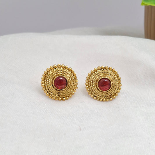 (Pack of 6) Round Matte Studs