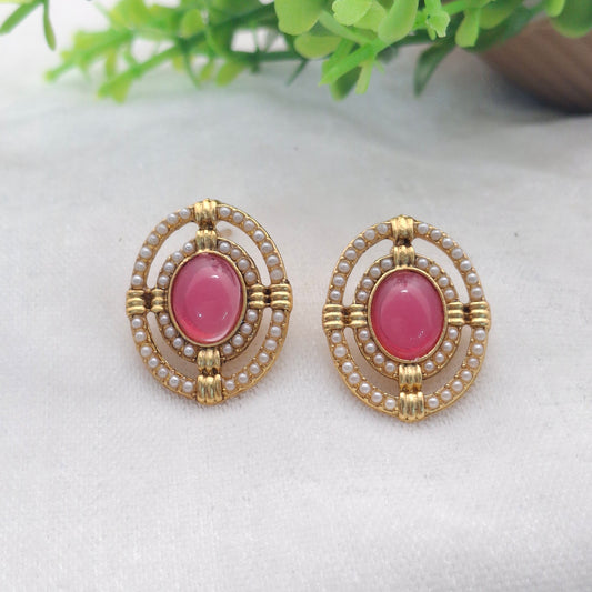 (Pack of 6) Oval Matte Studs