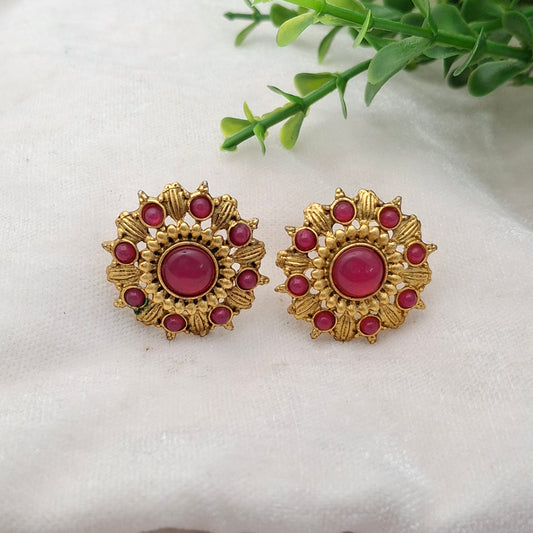 (Pack of 6) Big Round Matte Studs
