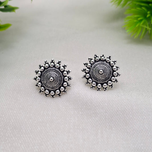 (Pack of 6) Small Round Silver Studs