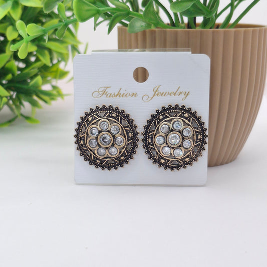(Pack of 6) Round Copper Studs