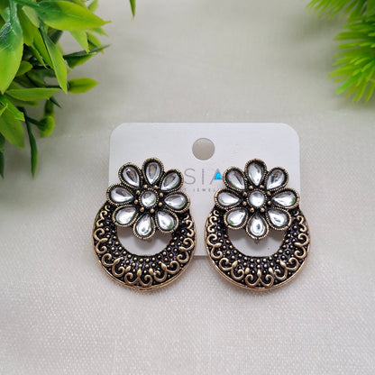 (Pack of 6) Oxidized Studs