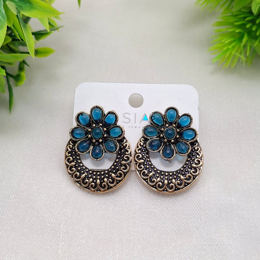 (Pack of 6) Oxidized Studs