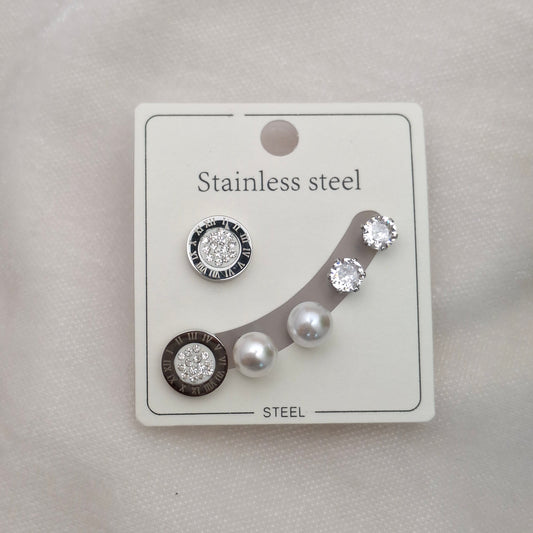 (Pack of 3 ) Round Studs Set