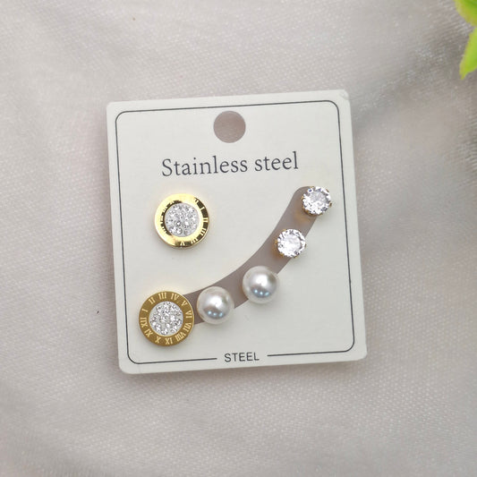 (Pack of 3 ) Round Studs Set