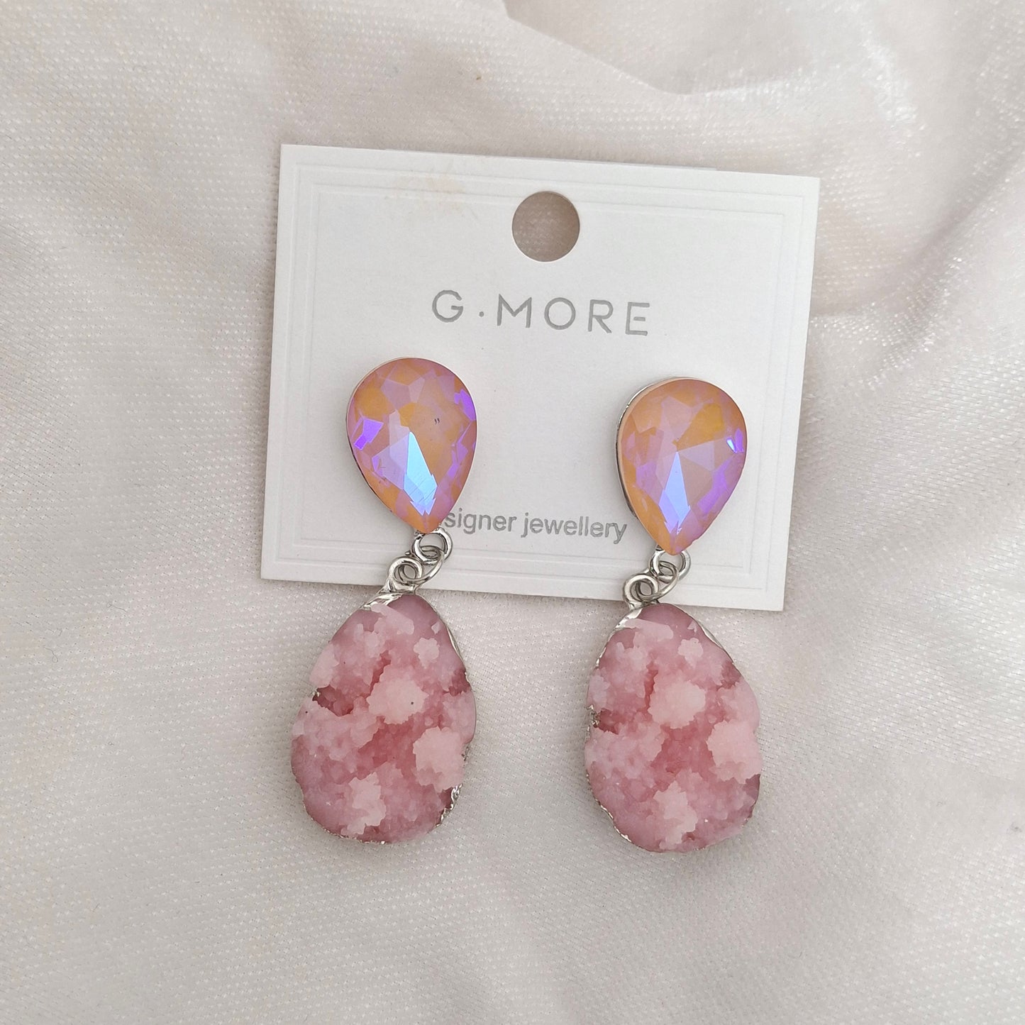 (Pack of 3) Designer Crystal Drop Earrings