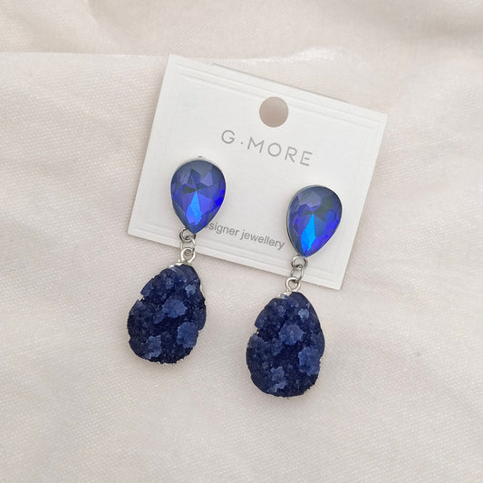 (Pack of 3) Designer Crystal Drop Earrings
