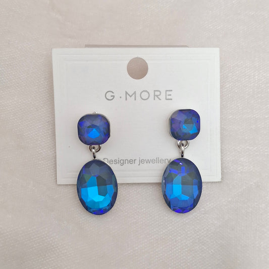 (Pack of 5) Crystal Drop Earrings
