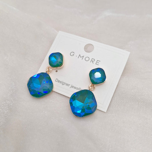 (Pack of 5) Crystal Drop Earrings