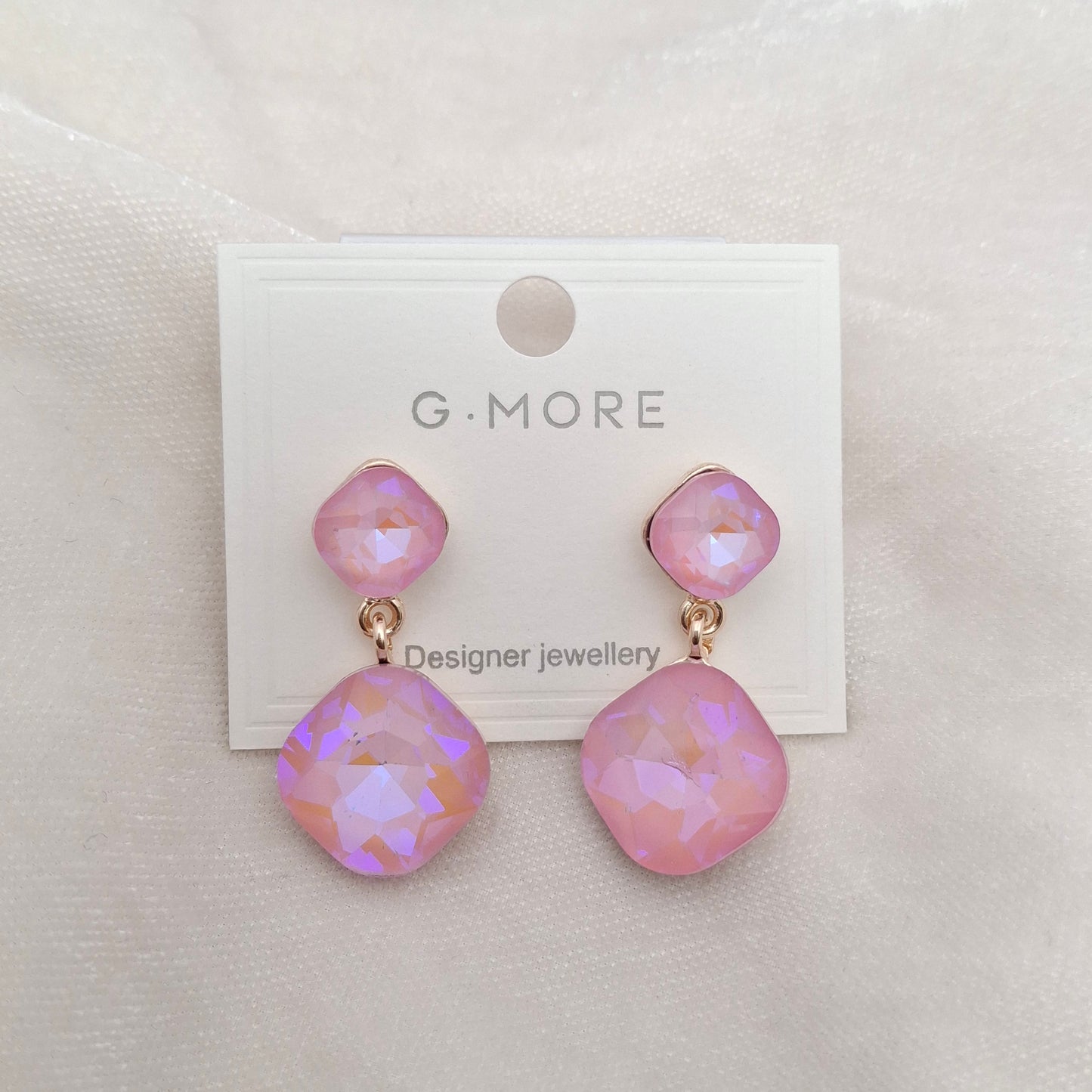 (Pack of 5) Crystal Drop Earrings