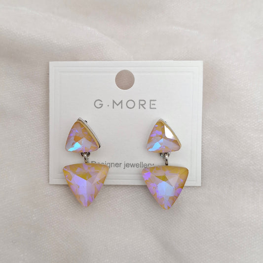 (Pack of 4) Crystal Drop Earrings