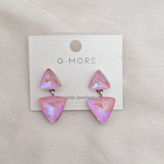 (Pack of 4) Crystal Drop Earrings