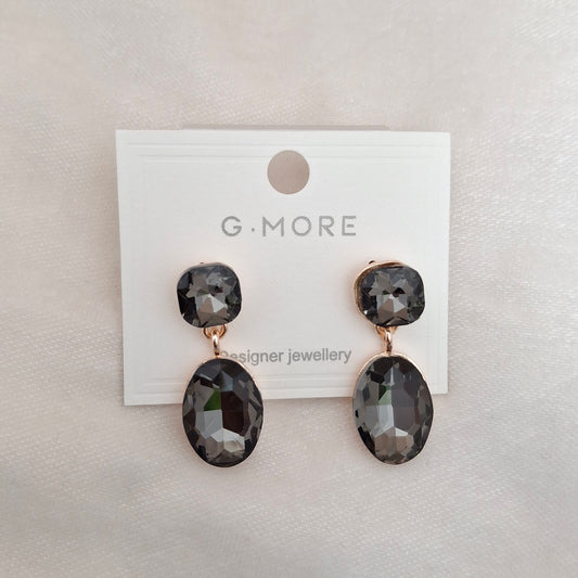 (Pack of 5) Crystal Drop Earrings