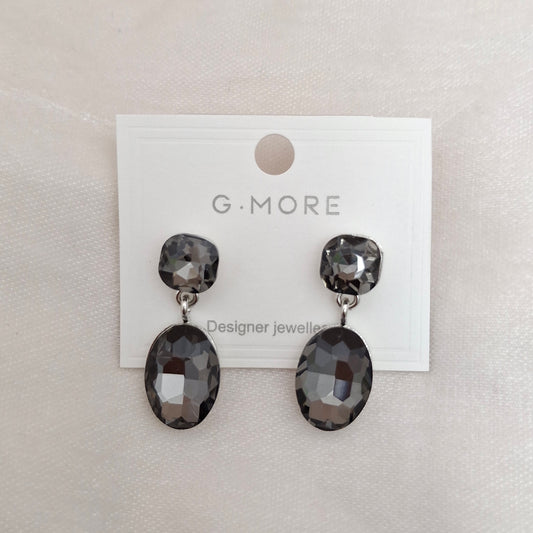 (Pack of 5) Crystal Drop Earrings
