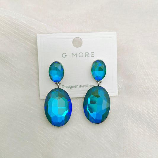 (Pack of 5) Crystal Drop Earrings